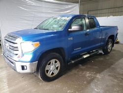 Salvage trucks for sale at Candia, NH auction: 2016 Toyota Tundra Double Cab SR