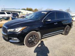 Salvage cars for sale at Sacramento, CA auction: 2018 Infiniti QX60