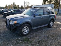 Salvage cars for sale at Graham, WA auction: 2011 Ford Escape Limited