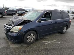 Salvage cars for sale at Rancho Cucamonga, CA auction: 2006 Honda Odyssey EXL