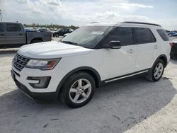 Salvage cars for sale at Arcadia, FL auction: 2017 Ford Explorer XLT