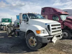 Salvage trucks for sale at Bakersfield, CA auction: 2015 Ford F750 Super Duty Truck Cab AND Chassis