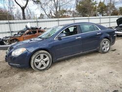 Salvage cars for sale at Hampton, VA auction: 2012 Chevrolet Malibu 2LT