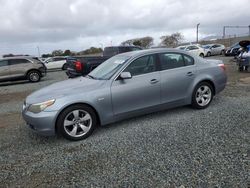 Salvage cars for sale at San Diego, CA auction: 2005 BMW 530 I