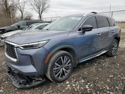 Salvage cars for sale at Cicero, IN auction: 2023 Infiniti QX60 Sensory