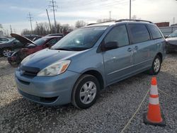 Toyota Sienna ce salvage cars for sale: 2004 Toyota Sienna CE