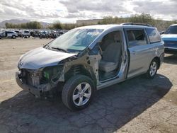 Salvage cars for sale at Las Vegas, NV auction: 2013 Toyota Sienna LE