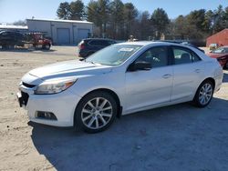 Salvage cars for sale at Mendon, MA auction: 2015 Chevrolet Malibu 2LT