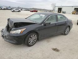 Salvage cars for sale at Kansas City, KS auction: 2012 Honda Accord EXL