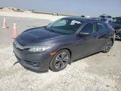 Salvage cars for sale from Copart Taylor, TX: 2016 Honda Civic EX