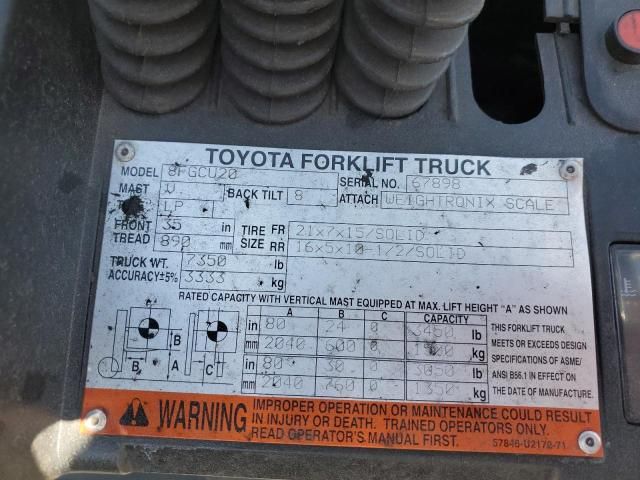 2015 Toyota Forklift