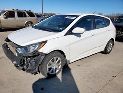 Salvage cars for sale at Grand Prairie, TX auction: 2013 Hyundai Accent GLS