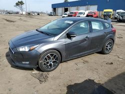 Salvage cars for sale at Woodhaven, MI auction: 2017 Ford Focus SEL