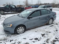 Salvage cars for sale at Montreal Est, QC auction: 2011 Volkswagen Jetta Base