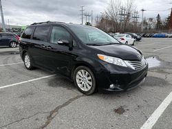 Salvage cars for sale at North Billerica, MA auction: 2013 Toyota Sienna XLE