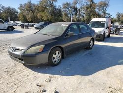 Salvage cars for sale at Ocala, FL auction: 2003 Honda Accord LX