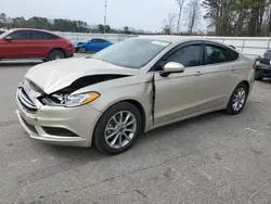 Salvage cars for sale at Dunn, NC auction: 2017 Ford Fusion SE