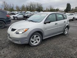 Pontiac Vibe salvage cars for sale: 2004 Pontiac Vibe