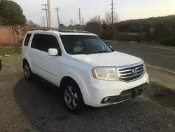 Salvage SUVs for sale at auction: 2012 Honda Pilot EXL