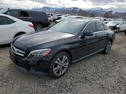 Salvage cars for sale at Magna, UT auction: 2019 Mercedes-Benz C 300 4matic