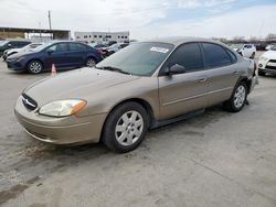 Salvage cars for sale at Grand Prairie, TX auction: 2003 Ford Taurus LX