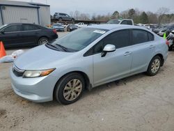 Salvage cars for sale at Florence, MS auction: 2012 Honda Civic LX