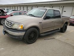 Salvage cars for sale at Louisville, KY auction: 2002 Ford F150 Supercrew