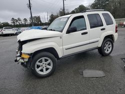 Salvage cars for sale at Savannah, GA auction: 2006 Jeep Liberty Limited