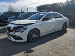 Salvage cars for sale at San Martin, CA auction: 2018 Mercedes-Benz CLA 250