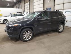 Salvage cars for sale at Blaine, MN auction: 2015 Jeep Cherokee Limited