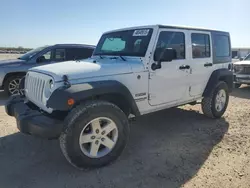 Salvage cars for sale at San Antonio, TX auction: 2017 Jeep Wrangler Unlimited Sport