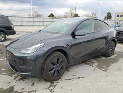 Salvage cars for sale at Littleton, CO auction: 2025 Tesla Model Y