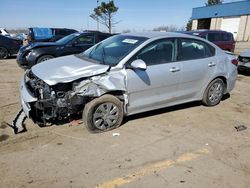 Salvage cars for sale at Woodhaven, MI auction: 2020 KIA Rio LX