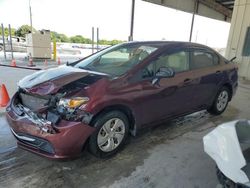 Salvage cars for sale at Homestead, FL auction: 2014 Honda Civic LX