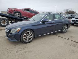 Salvage cars for sale at Wilmer, TX auction: 2016 Mercedes-Benz C300