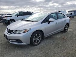 Salvage cars for sale at Antelope, CA auction: 2015 Honda Civic SE