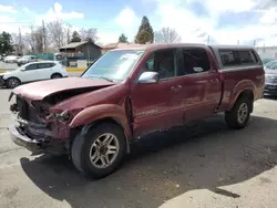 Toyota salvage cars for sale: 2005 Toyota Tundra Double Cab SR5