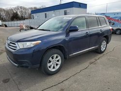 Salvage cars for sale at Ham Lake, MN auction: 2013 Toyota Highlander Base