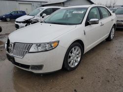 Salvage cars for sale at Pekin, IL auction: 2010 Lincoln MKZ