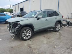 Salvage cars for sale at Apopka, FL auction: 2021 Toyota Rav4 XLE Premium