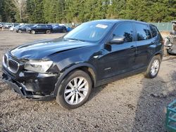 Salvage cars for sale at Graham, WA auction: 2013 BMW X3 XDRIVE28I