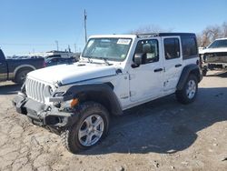 Jeep salvage cars for sale: 2020 Jeep Wrangler Unlimited Sport