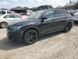 Salvage cars for sale at Greenwell Springs, LA auction: 2023 Volkswagen Tiguan SE R-LINE Black