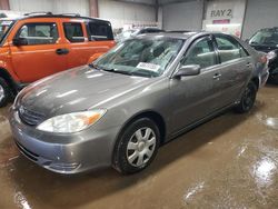 Vehiculos salvage en venta de Copart Elgin, IL: 2002 Toyota Camry LE