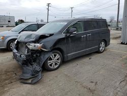 Salvage cars for sale at Chicago Heights, IL auction: 2011 Nissan Quest S