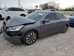 Salvage cars for sale at Oklahoma City, OK auction: 2017 Honda Accord Hybrid EXL