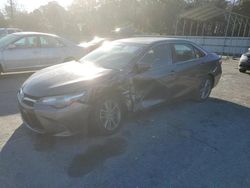 Salvage cars for sale at Savannah, GA auction: 2015 Toyota Camry LE