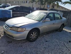 Salvage cars for sale at Opa Locka, FL auction: 2002 Honda Accord EX