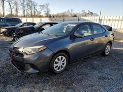 Salvage cars for sale at Spartanburg, SC auction: 2016 Toyota Corolla L