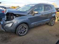 Salvage cars for sale at Brighton, CO auction: 2018 Ford Ecosport Titanium